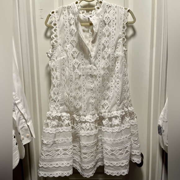 Endless Rose Lace Mini Dress Small - White - Picture 2 of 9